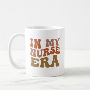 In My Nurse Era Retro Nurse Quote Coffee Mug