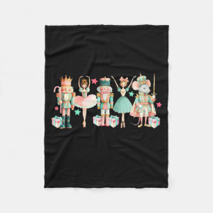 In My Nutcracker Era Ballet Nk Christmas Vibes Wom Fleece Blanket