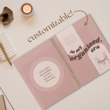 In My Organized Era Custom Funny Planner Boho Pink