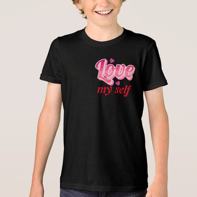In My Own Embrace: The Power of Self-Acceptance Tri-Blend Shirt (Front)
