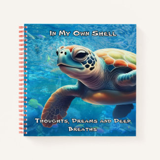 In My Own Shell Sea Turtle Mindfulness Journal
