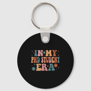 In My Phd Student Era Funny Women Christmas Keychain