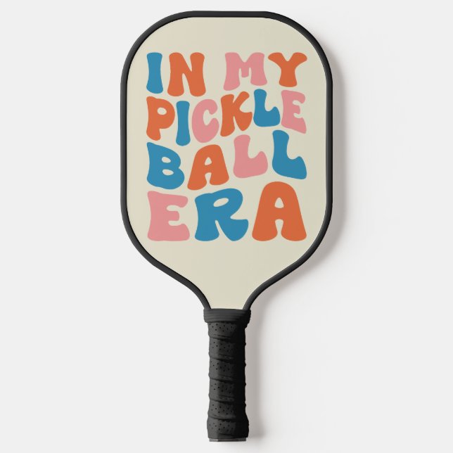 In My Pickleball Era Custom Name Pickleball Paddle (Front)