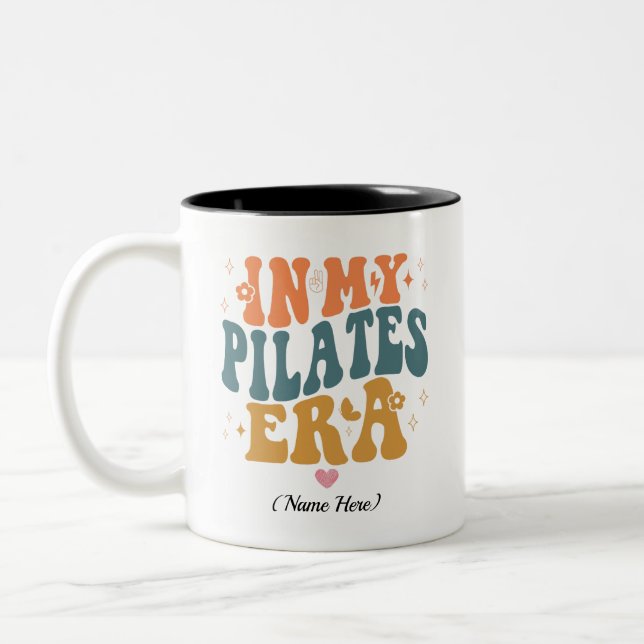 In my pilates era Two-Tone coffee mug (Left)