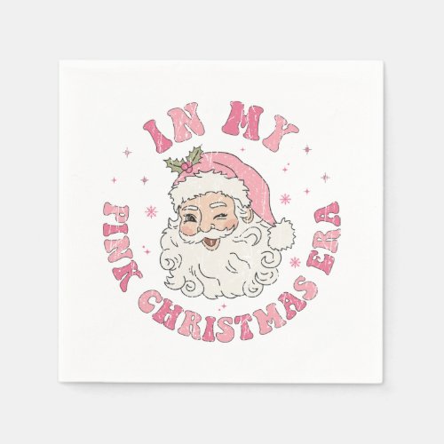 In My Pink Christmas Era Napkins