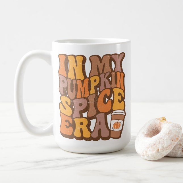 In My Pumpkin Spice Era |  Pumpkin Spice Coffee Coffee Mug (With Donut)