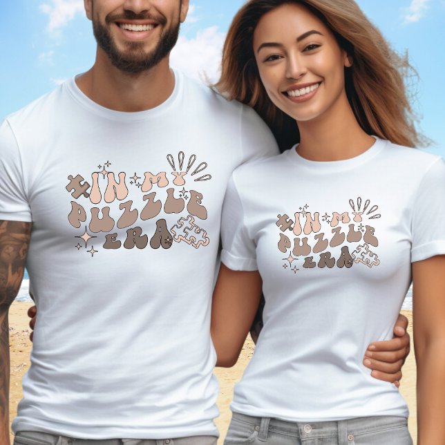 In My Puzzle Era Custom Text on Back T-Shirt (Creator Uploaded)