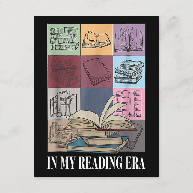 In My Reading Era Bookish Book Lover Enclosure Card (Front)