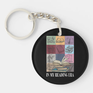 In My Reading Era Bookish Book Lover Keychain