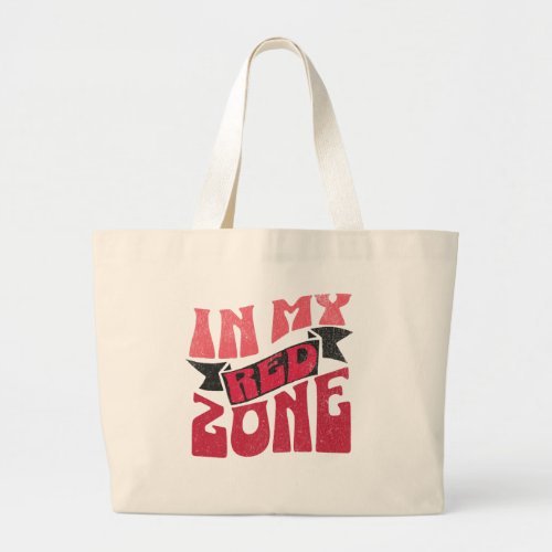 In my Red Zone tote bag