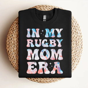 In My Rugby Mom Era Colorful Rugby Mom T-Shirt