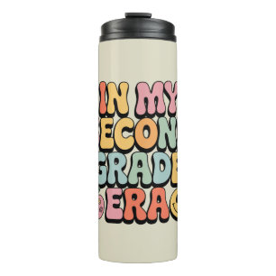 In My Second Grade Era 2nd Grade Teacher Back Thermal Tumbler