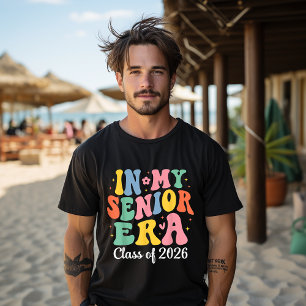 In My Senior Era Class Of 2026 Groovy Graduate T-Shirt