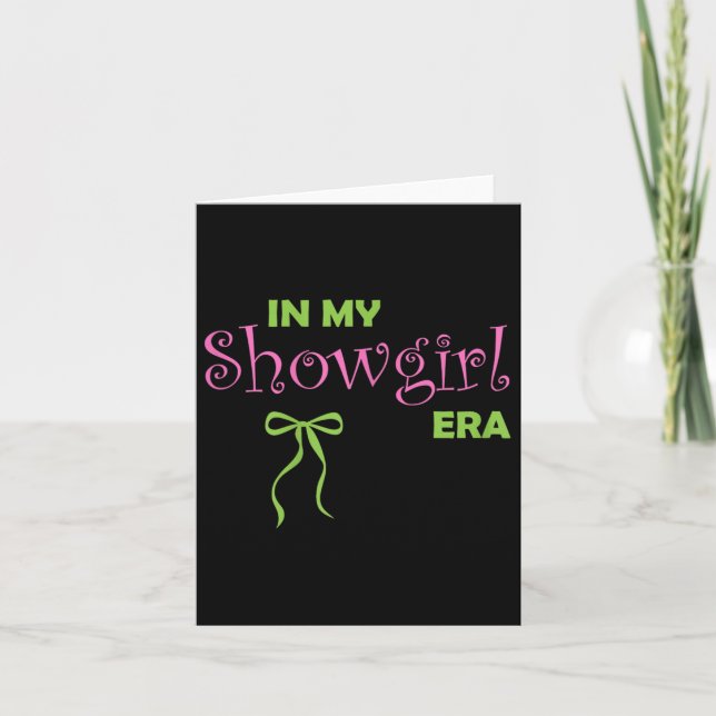 In My Showgirl Era Groovy Life Of A Showghoul Hall Card (Front)