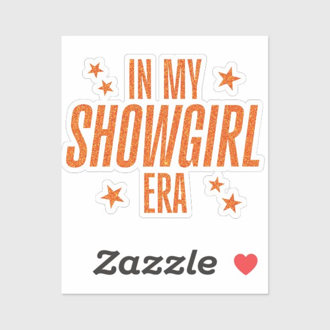 In My Showgirl Era Sticker (Sheet)