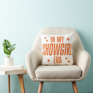 In My Showgirl Era Throw Pillow
