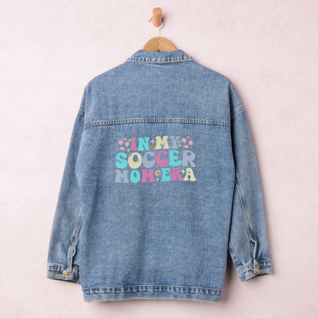 In My Soccer Mom Era Denim Jacket (Hangar)