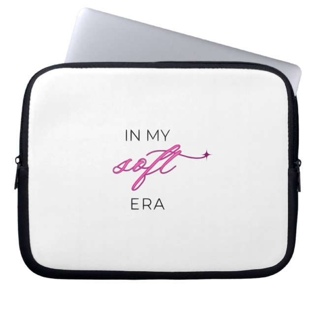 In My Soft Era - Aesthetic Laptop Sleeve (Front)