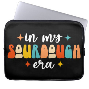 In My Sourdough Era Groovy Funny Sour Dough Maker Laptop Sleeve