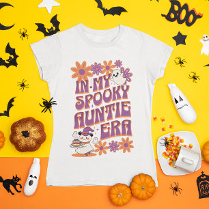 In My Spooky Auntie Era Retro Halloween            T-Shirt