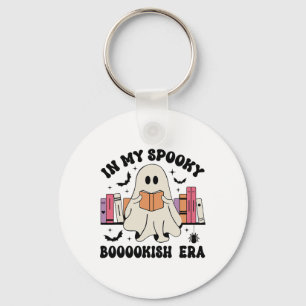In My Spooky Bookish Era Ghost Books Halloween Rea Keychain