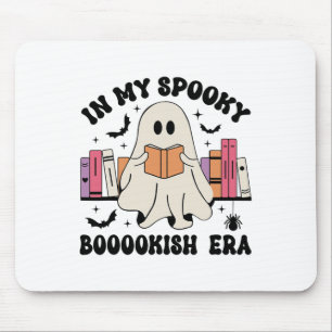 In My Spooky Bookish Era Ghost Books Halloween Rea Mouse Pad