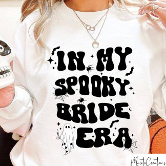 In My Spooky Bride Era, Halloween Bride, Retro Sweatshirt