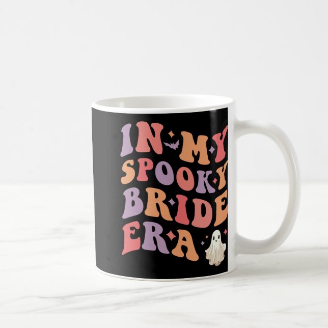In My Spooky Bride Era Halloween Wedding Bride  Coffee Mug (Right)