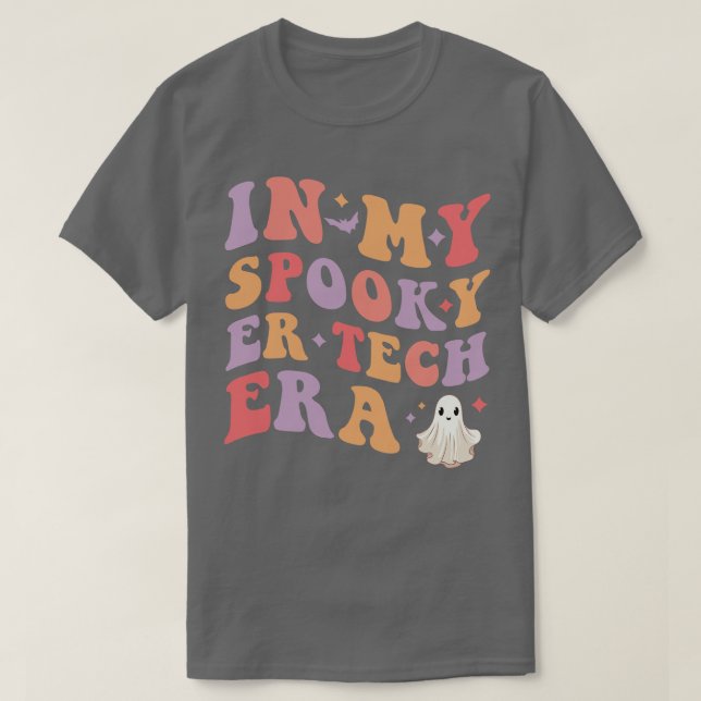 In My Spooky ER Tech Era Halloween Emergency Room  T-Shirt (Design Front)