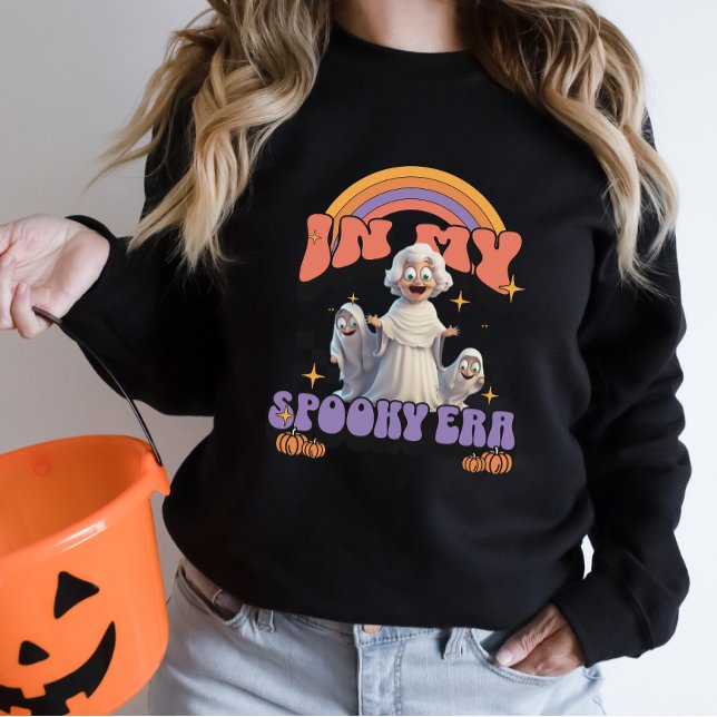 In My Spooky Era Grandma Ghost Halloween Sweatshirt (Creator Uploaded)