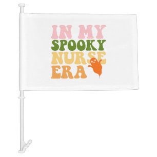 In My Spooky Nurse Era Halloween Nurse   Car Flag