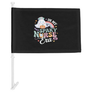 In My Spooky Nurse Era Halloween Trick Or Treat Es Car Flag