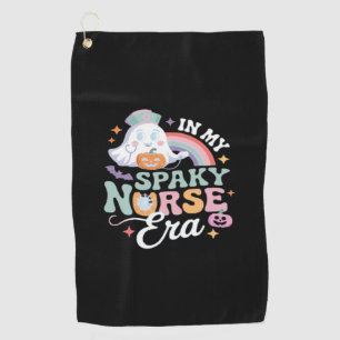 In My Spooky Nurse Era Halloween Trick Or Treat Es Golf Towel