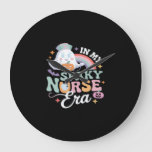 In My Spooky Nurse Era Halloween Trick Or Treat Es Large Clock