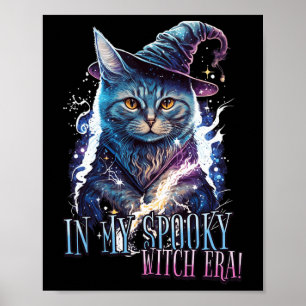 In My Spooky Witch Era Halloween Cat Costume 2023 Poster