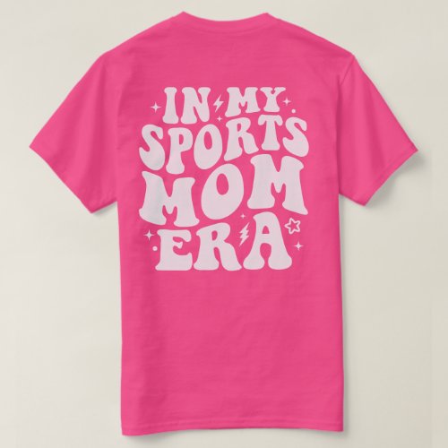 In my Sports Mom Era Retro Happy Face  T_Shirt