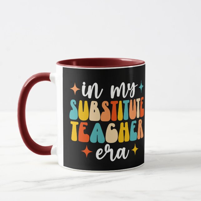 In My Substitute Teacher Era Mug (Left)