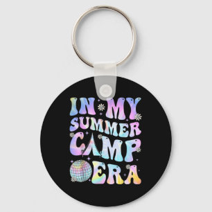In My Summer Camp Era Camping Tie Dye Last Day Of Keychain