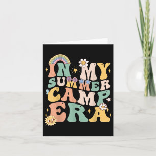 In My Summer Camp Era Cute Camp Summer For Camper  Card