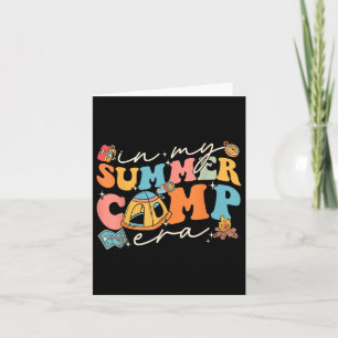 In My Summer Camp Era Retro Summer Camper Women Gi Card