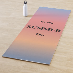In My Summer Era Gradient Sunrise Color Yoga Mat