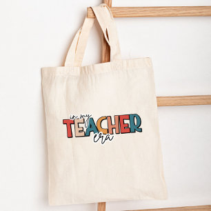 In my teacher era gift for teacher tote bag