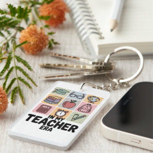 In My Teacher Era Kindergarten Teacher Life Keychain