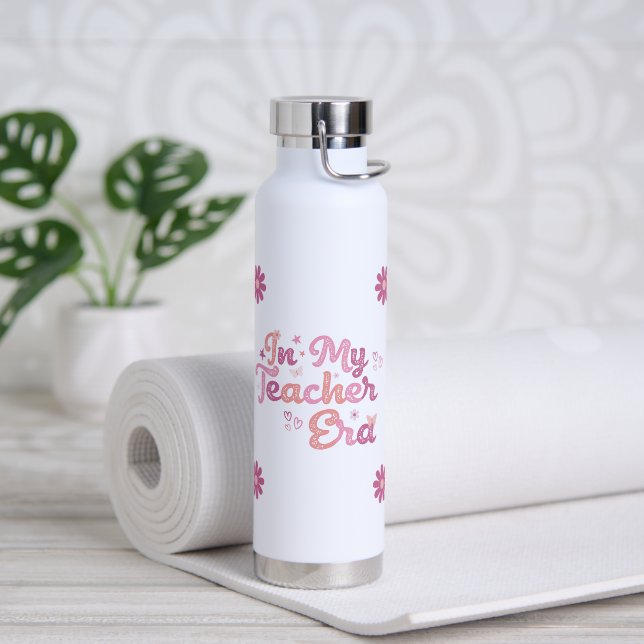  In My Teacher Era Mug - Teacher Mugs for Women, Water Bottle (Yoga)