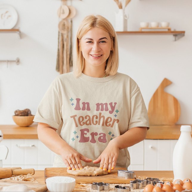 In My Teacher Era Personalized Funny Quote Womens T-Shirt (in my teacher era tshirt)