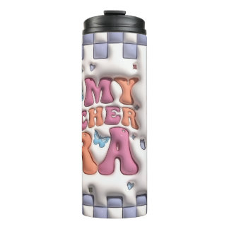 In My Teacher Era Puffy 3D 16oz Thermal Cup