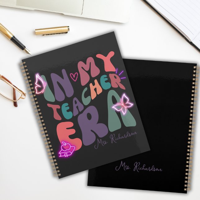 In my Teacher Era Retro Neon  Planner (Creator Uploaded)