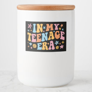 In My Teenage Era I Food Label