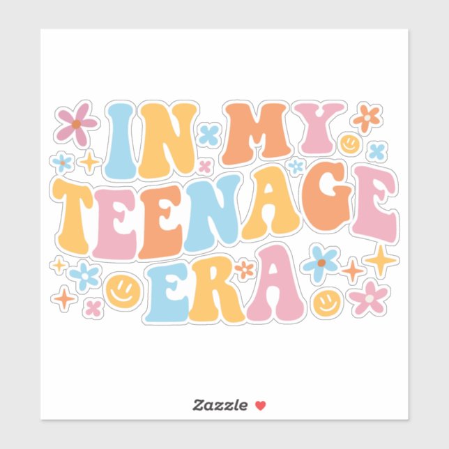 In My Teenage Era I Sticker (Sheet)