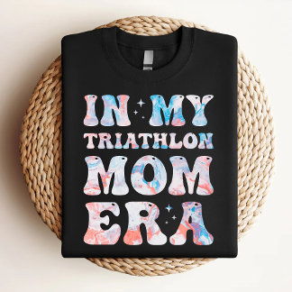 In My Triathlon Mom Era Colorful Triathlon Mom T-Shirt
